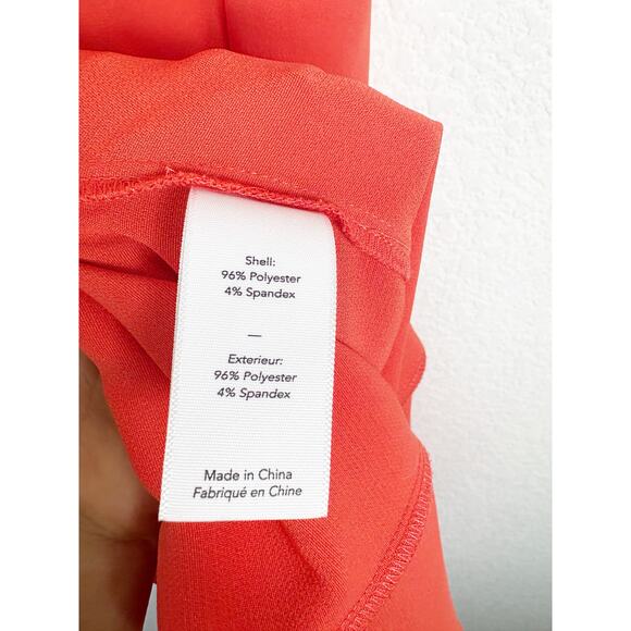 Likely Johnna Sweetheart Neckline Midi Dress Size 0 Orange Cocktail Wedding - Picture 6 of 14